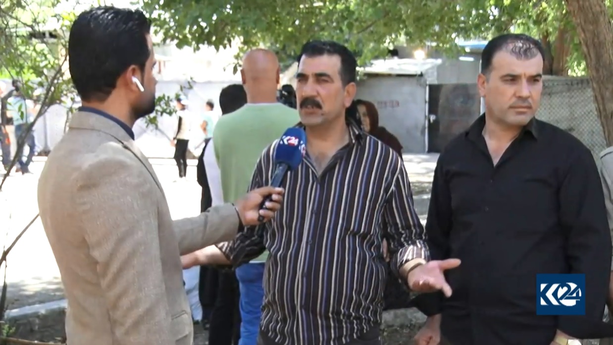 Hêzên ewlehîyê hewil didin malbatên Kurd li taxa Erefe ya Kerkûkî derxînin